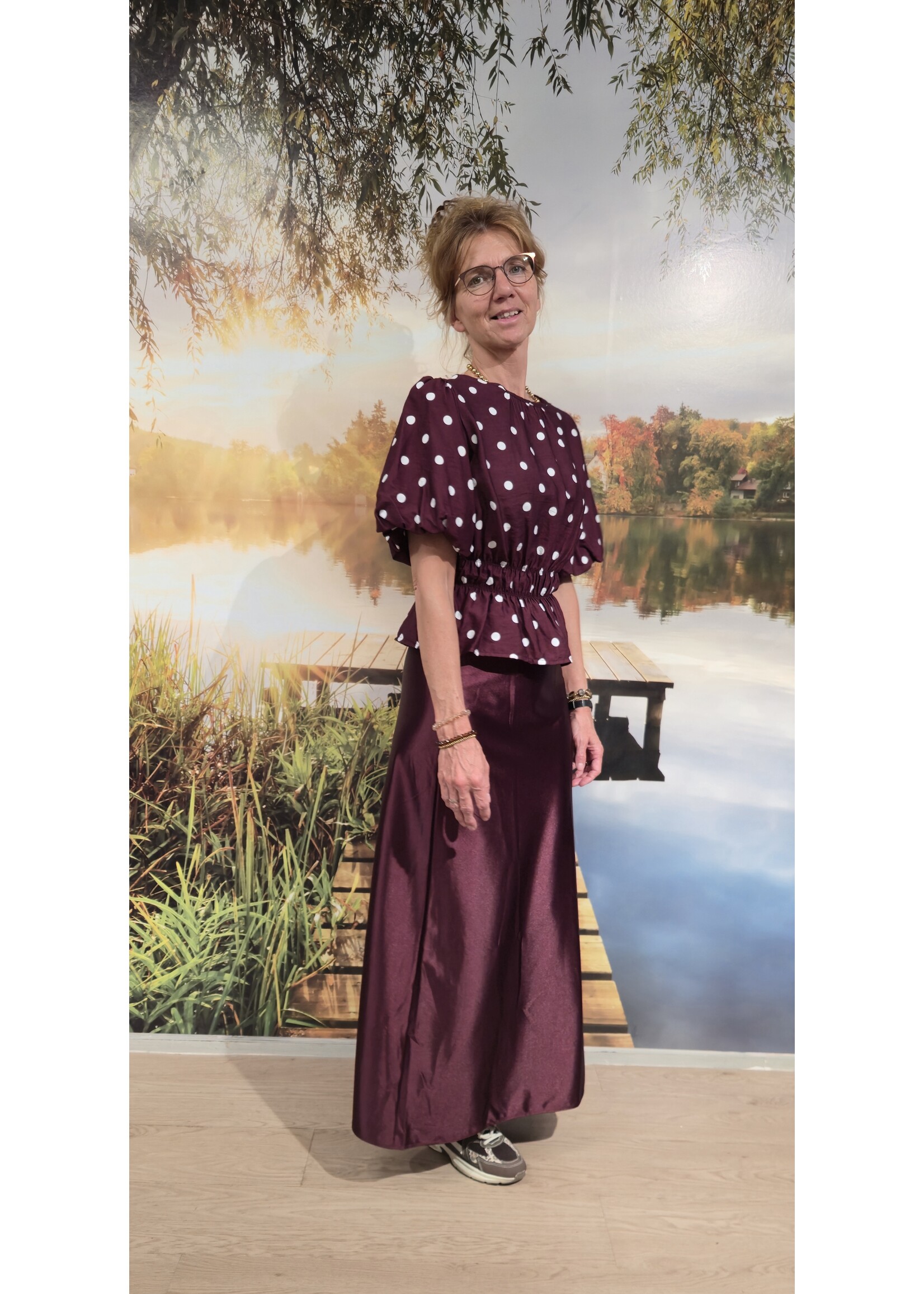 Dot blouse meer kleuren