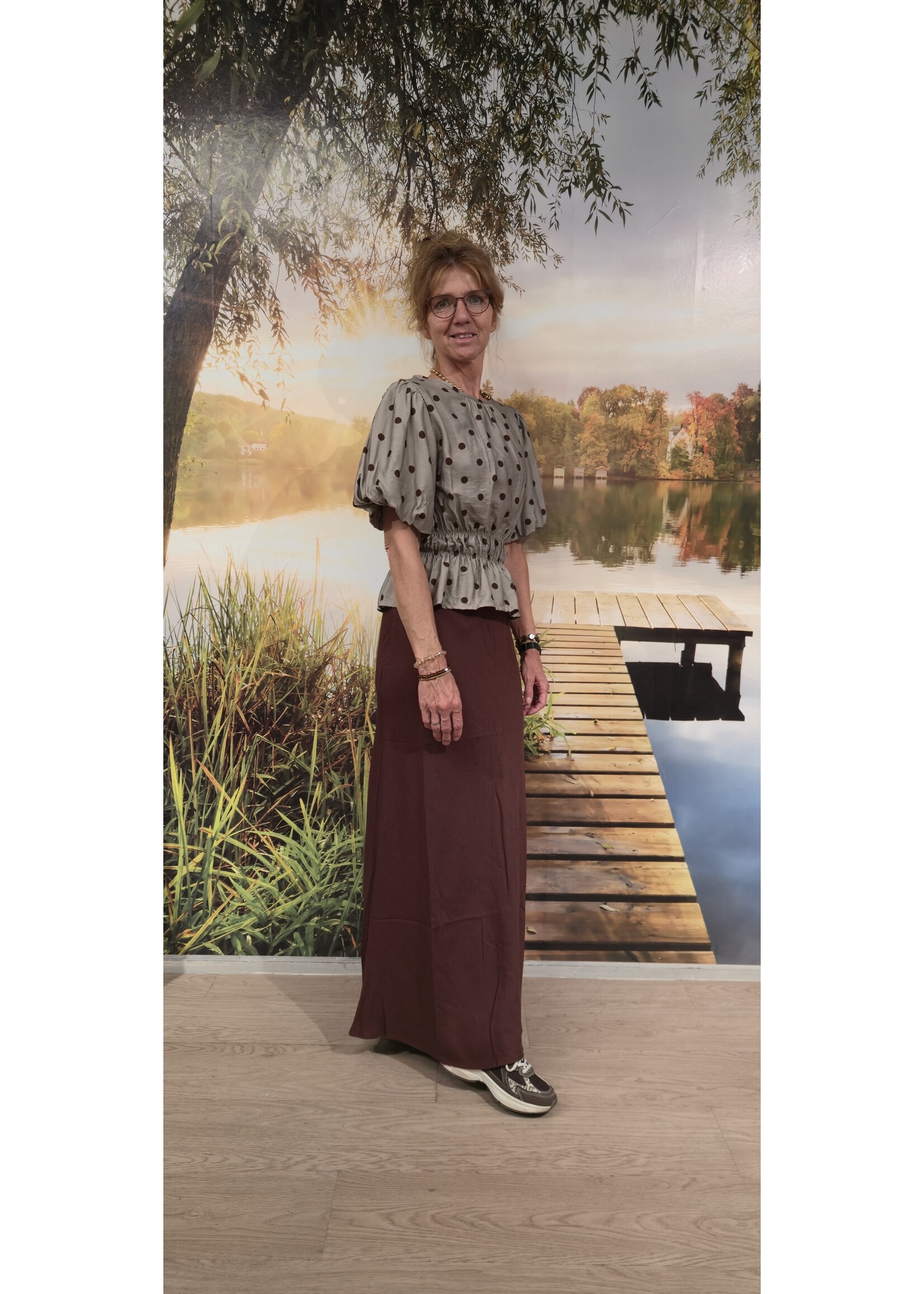 Dot blouse meer kleuren