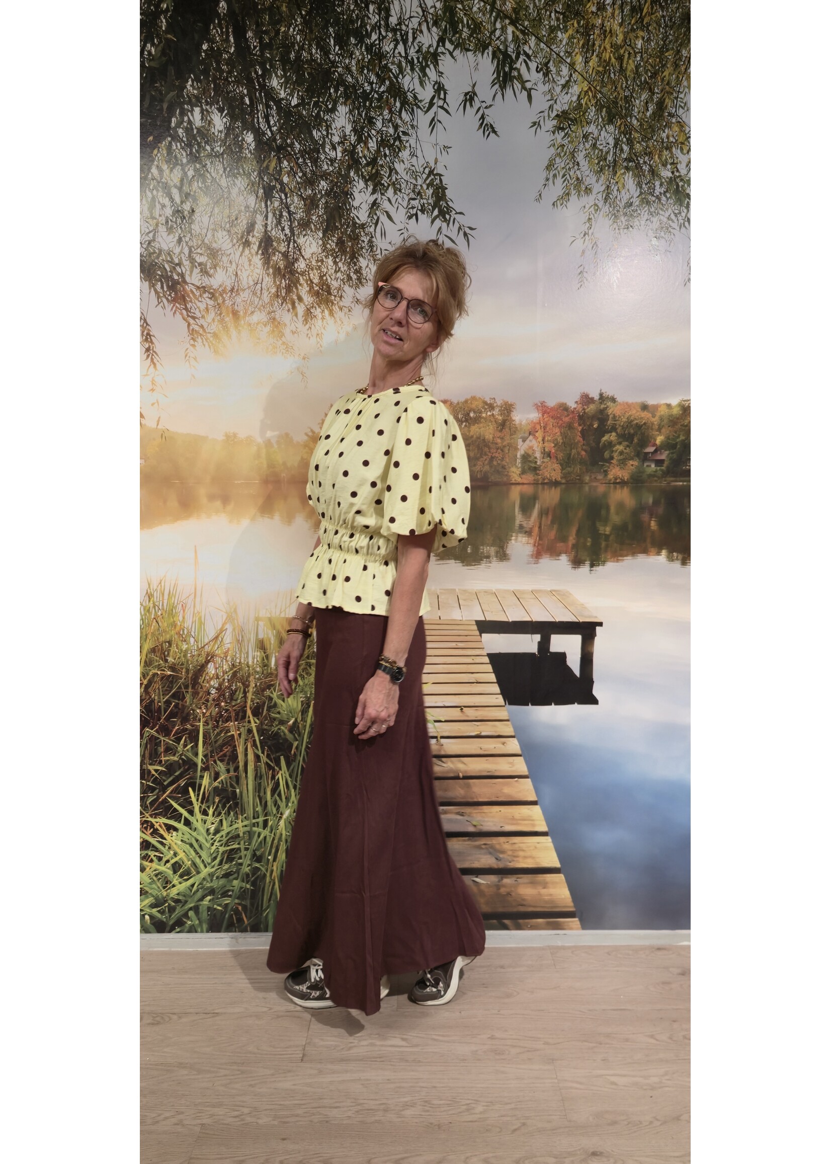 Dot blouse meer kleuren