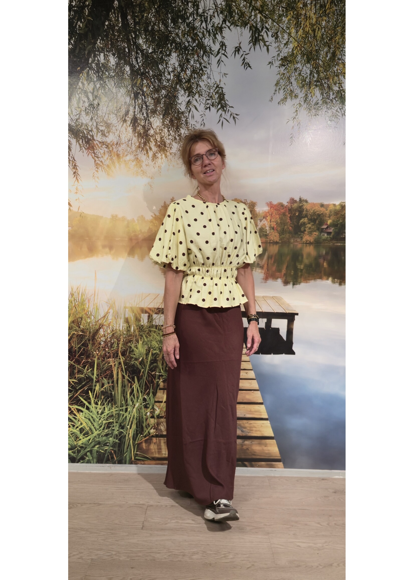 Dot blouse meer kleuren