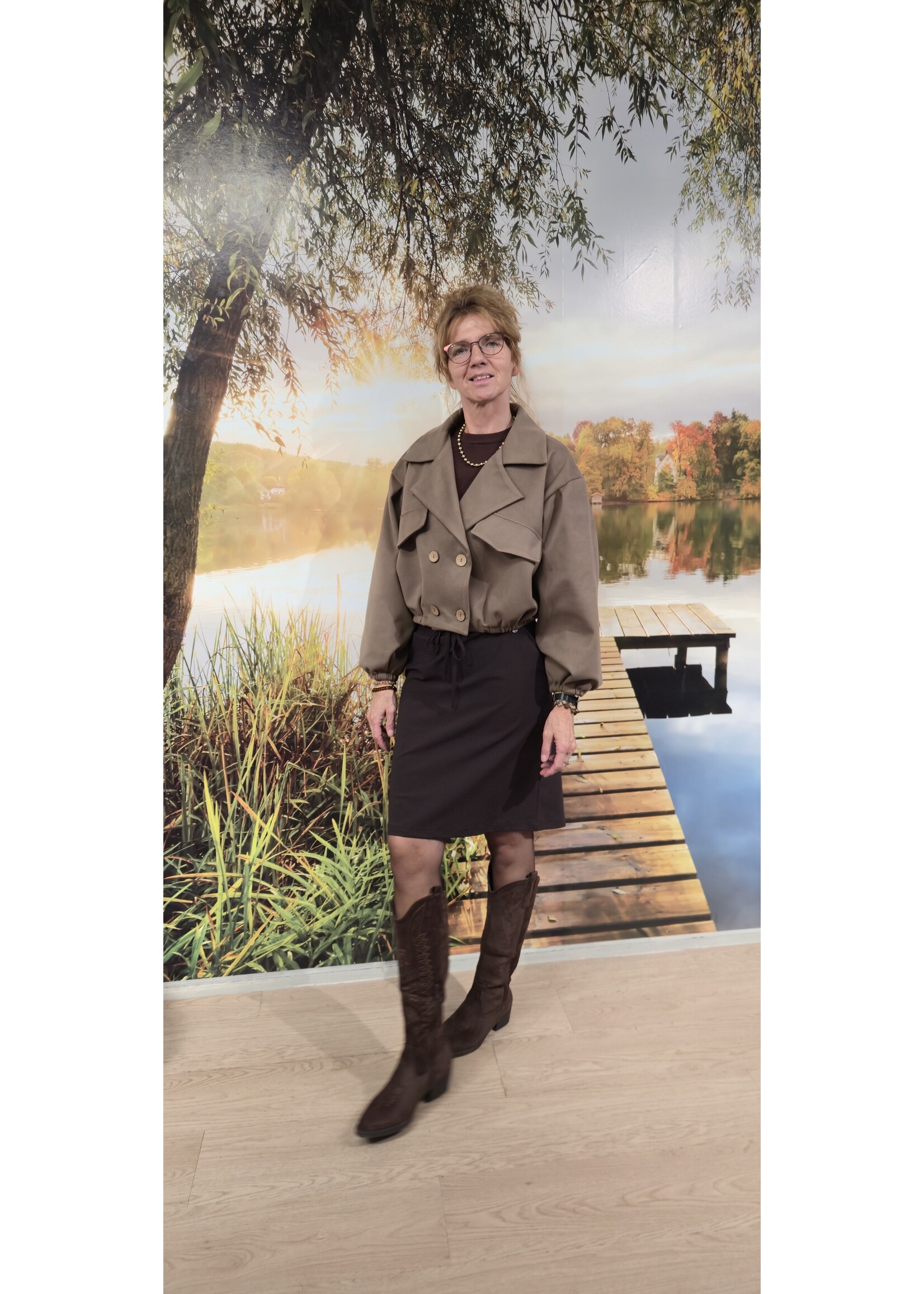 Soft bomber jasje 2 kleuren