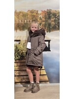 Winterjas Loïs choco meisje