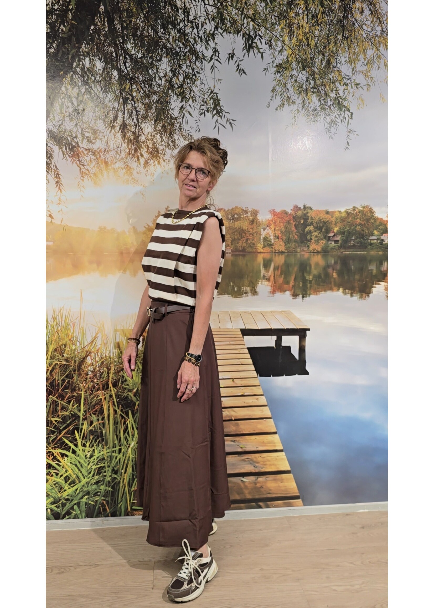 Streep top Linde