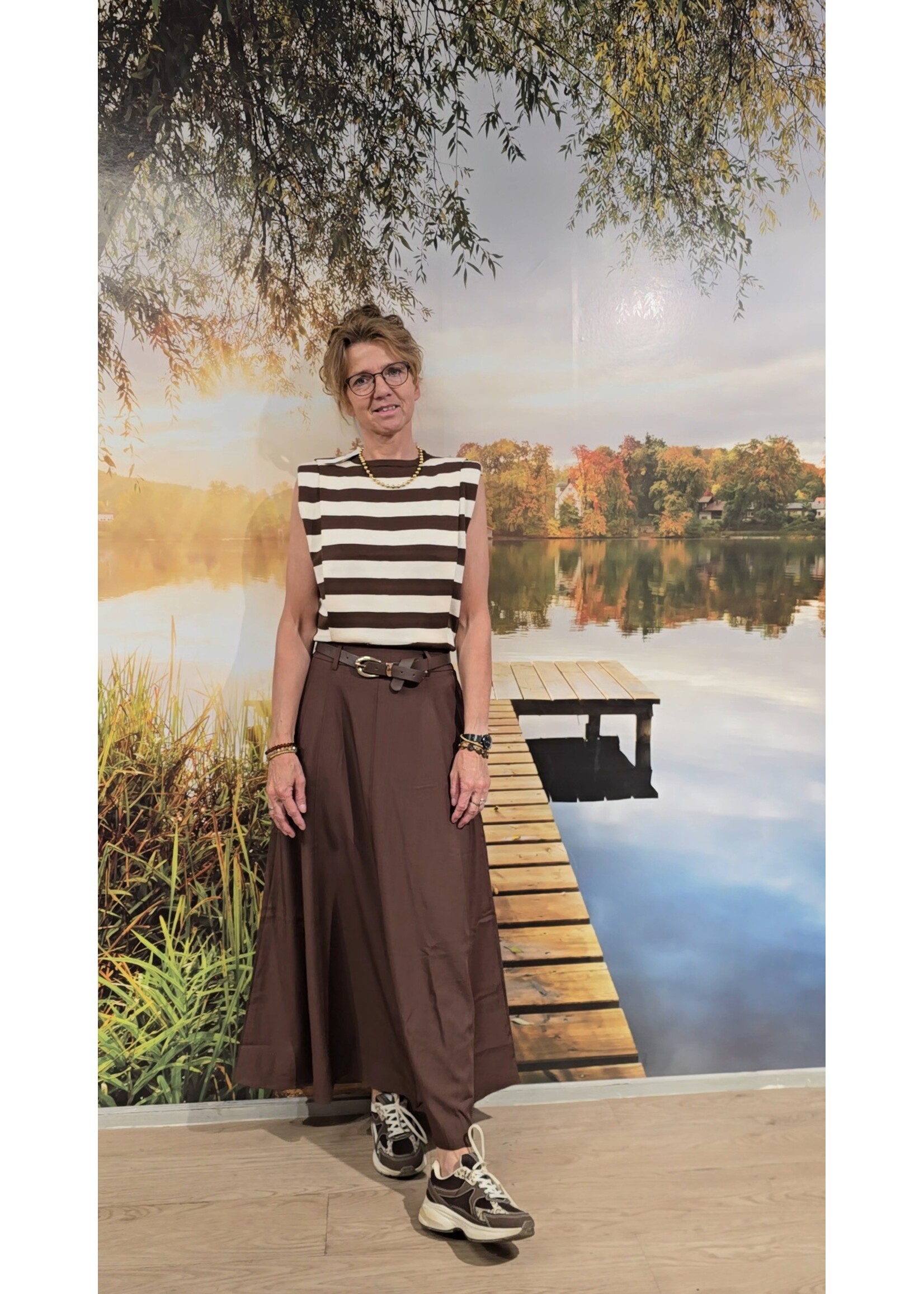 Streep top Linde