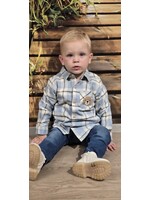 Ruit blouse Hidde