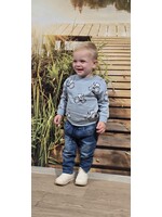 Sweater tractor twee kleuren