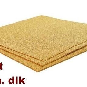 1X - Industrie kurkplaat - 60 x 90 cm - 30mm dik