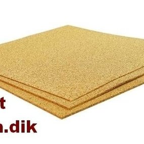 1X - Industrie kurkplaat - 60 x 90 cm - 20mm dik