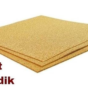 1X - Industrie kurkplaat - 60 x 90 cm - 7mm dik