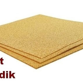 1X - Industrie kurkplaat - 60 x 90 cm - 5mm dik
