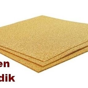 3X - Industrie kurkplaat - 60 x 90 cm - 1mm dik