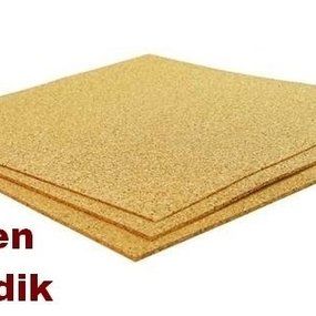 3X - Industrie kurkplaat - 60 x 90 cm - 3mm dik