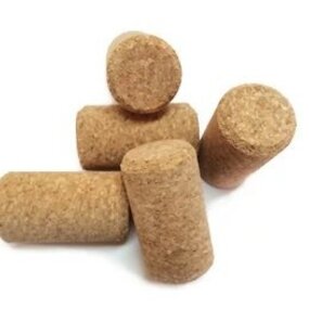 Geperste kurk - 38 x 31 / 38 mm - 50 stuks