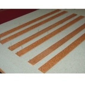 Rail Bedding - Kurkstroken per m2