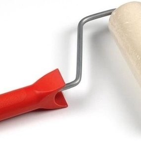 Lakroller met beugel - 18 cm