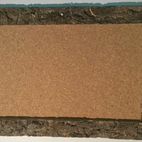 Kurk prikbord - kurkschors lijst - 60 x 90 cm - 8mm dik