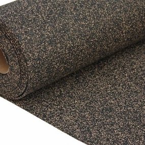 Rubberkurk ondervloer  op rol - 8mm dik - 100cm breed - 5m lang VOORDEELROL