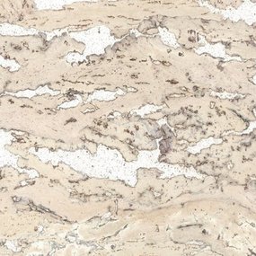 Wandkurk 'Rustic Pearl' GEWAXT - 3mm dik m²