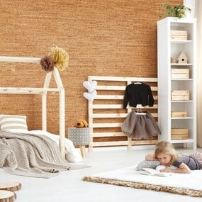 Wandkurk tegel - Amadora - 60 x 30 cm - 3mm dik - GEWAXT - PER M2