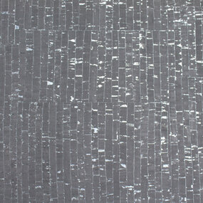 Kurk textiel - Zwart Zilver - 50 x 70 cm