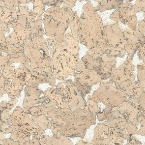 Wandkurk 'Country Cream' GEWAXT - 60 x 30 cm - 3mm dik m²