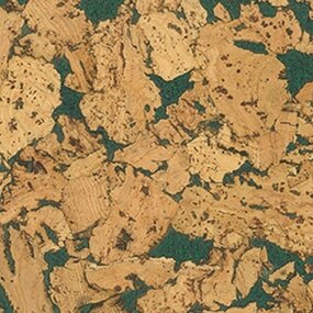 Wandkurk 'Country Green' GEWAXT - 60 x 30 cm - 3mm dik m²