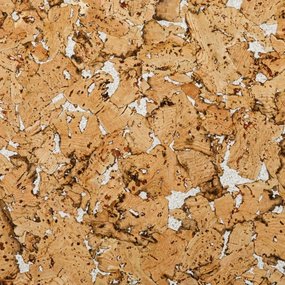 Wandkurk 'Country White' GEWAXT - 60 x 30 cm - 3mm dik m²