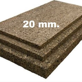 Geëxpandeerde kurkplaat - 100 x 50 cm - 20mm