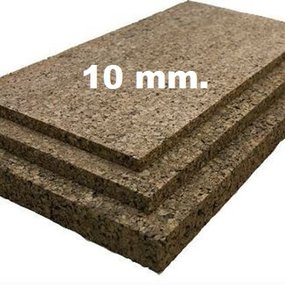 Geëxpandeerde kurkplaat - 100 x 50 cm - 10mm
