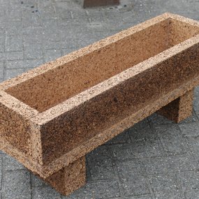 Kurk bloembak - 100 x 30 cm.