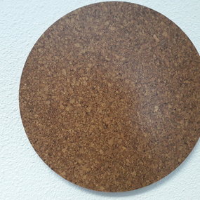 Prikbord Rond Gelakt -  Massief 8 mm kurk