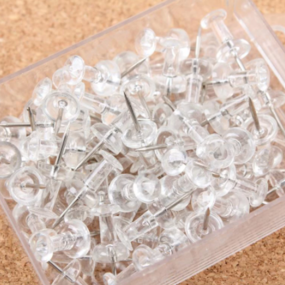 Push pins - Transparant - 50 stuks