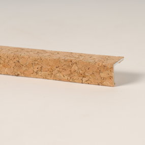 Alu. Hoekprofiel Kurk - 10 x 10mm - 3m lang