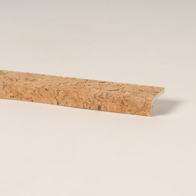 Alu. Hoekprofiel Kurk - 25 x 20mm - 3m lang