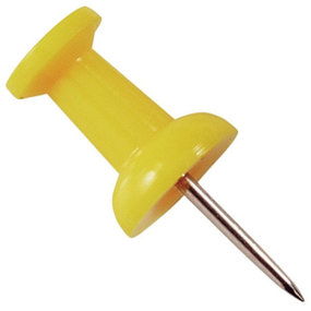 Push pins - Geel - 100 stuks