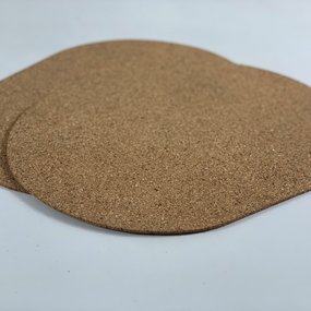 Kurk placemats set 2 stuks - Ovaal