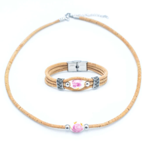Sieraden set - Joia Rosa - Armband en ketting