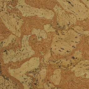 Plak kurkvloer - Twist Orange- 30 x 30 cm - 4mm