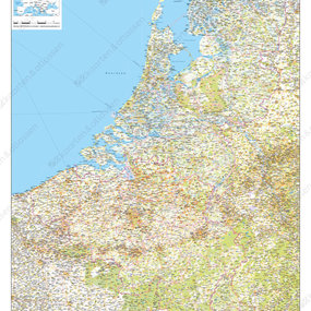Poster - BENELUX - 195 x 135cm - 200grams