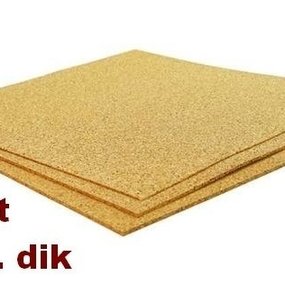 9X - Industrie kurkplaat - 26 x 91 cm - 10mm dik
