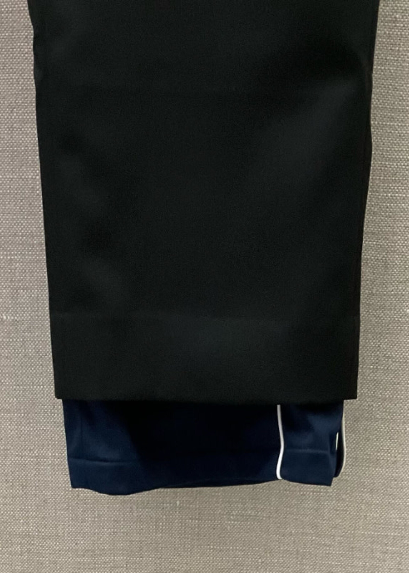 Martine Rose Martine Rose Trousers, Multi, Twist Seam Straight Leg Tailored Pants In Black w/ Double Layer