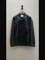 Courreges Courreges Jacket, Black, Vinyl Oversized Iconic Jacket w/ Logo Embroidery