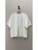 Undercover Undercover T-Shirt, White, The Shepherd Cotton Short Sleeve Oversized T-Shirt w/ Pockets & Lamb Patch