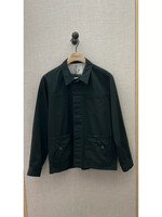 Undercover Undercover Jacket, Green, Collared Button Up Overshirt in Dark Green w/ Three Pockets
