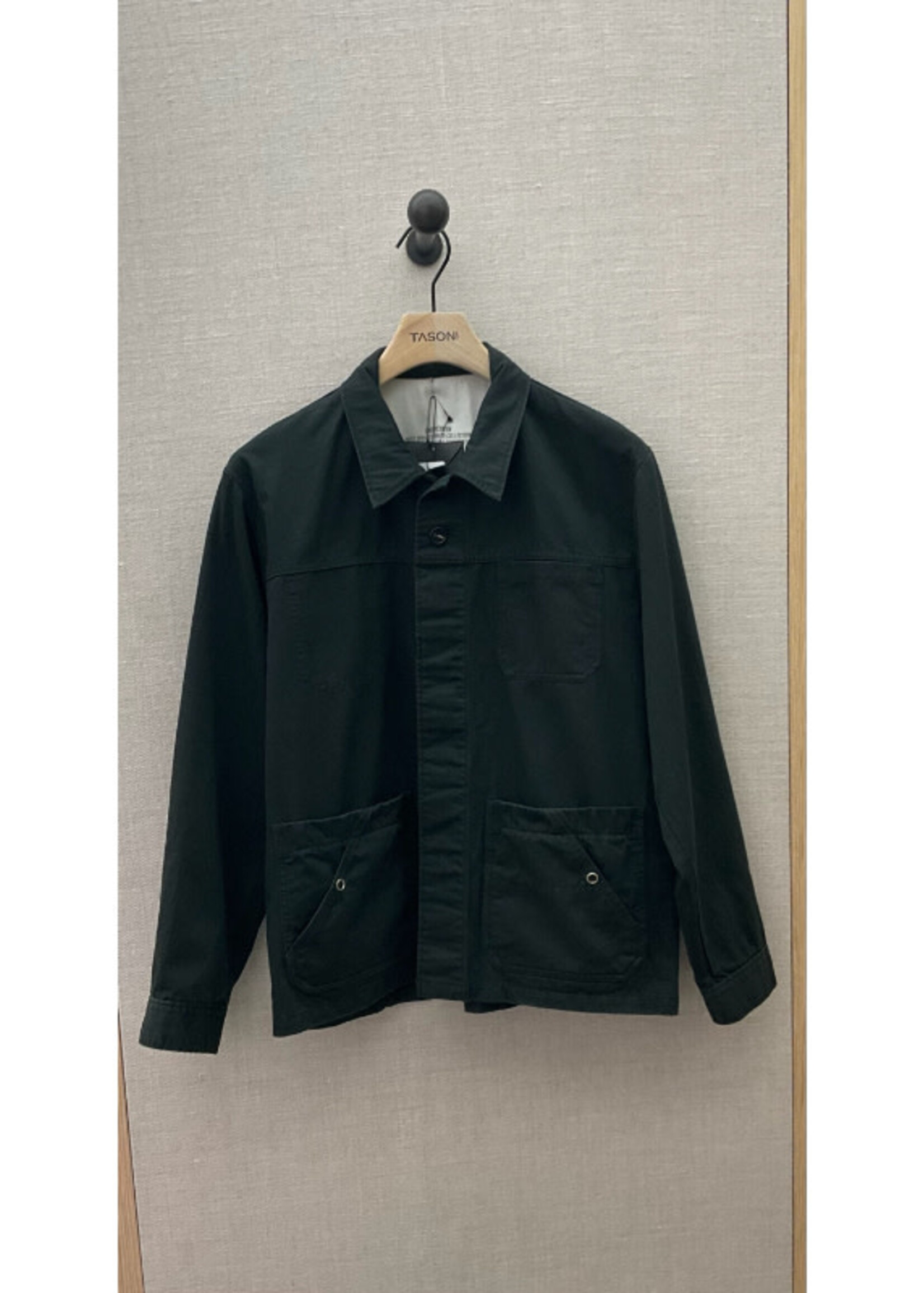 Undercover Undercover Jacket, Green, Collared Button Up Overshirt in Dark Green w/ Three Pockets