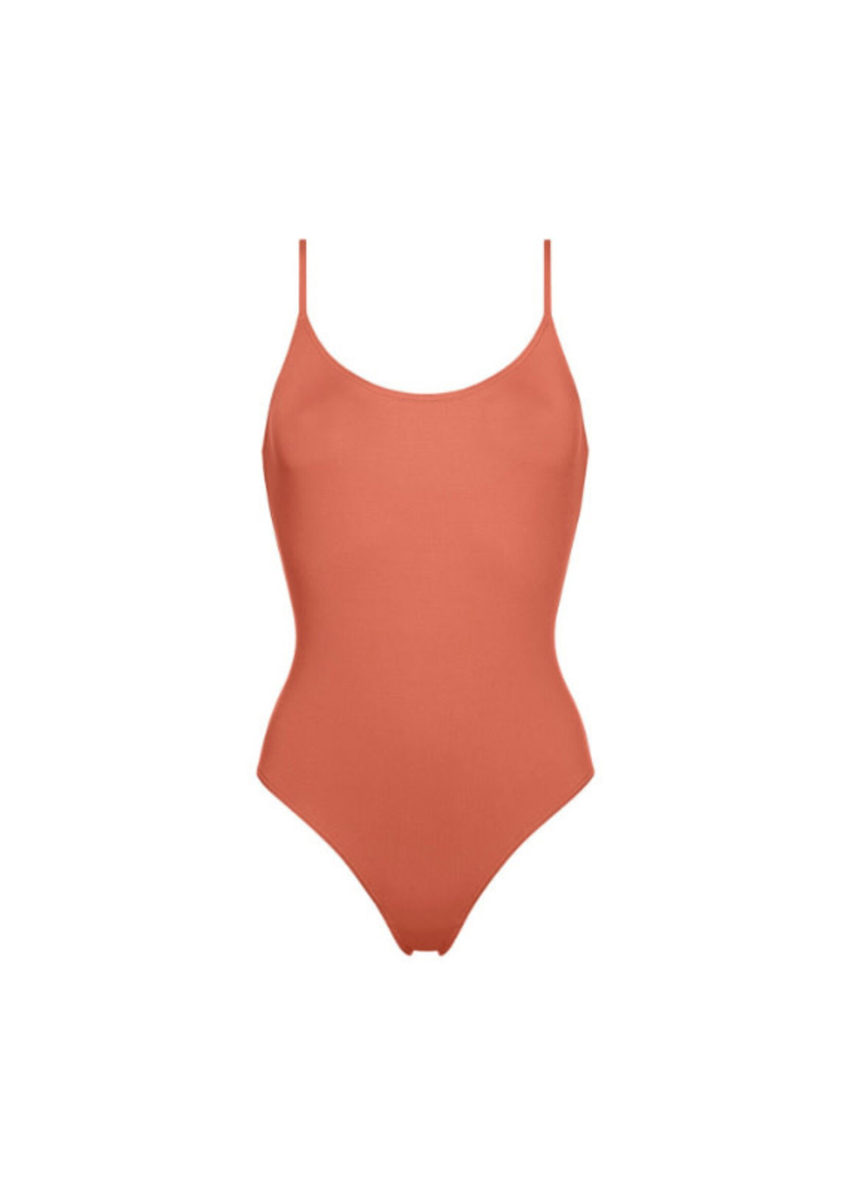 Eres Eres Swimwear, Brown, Diamant Tank One Piece Swimsuit In Dattier