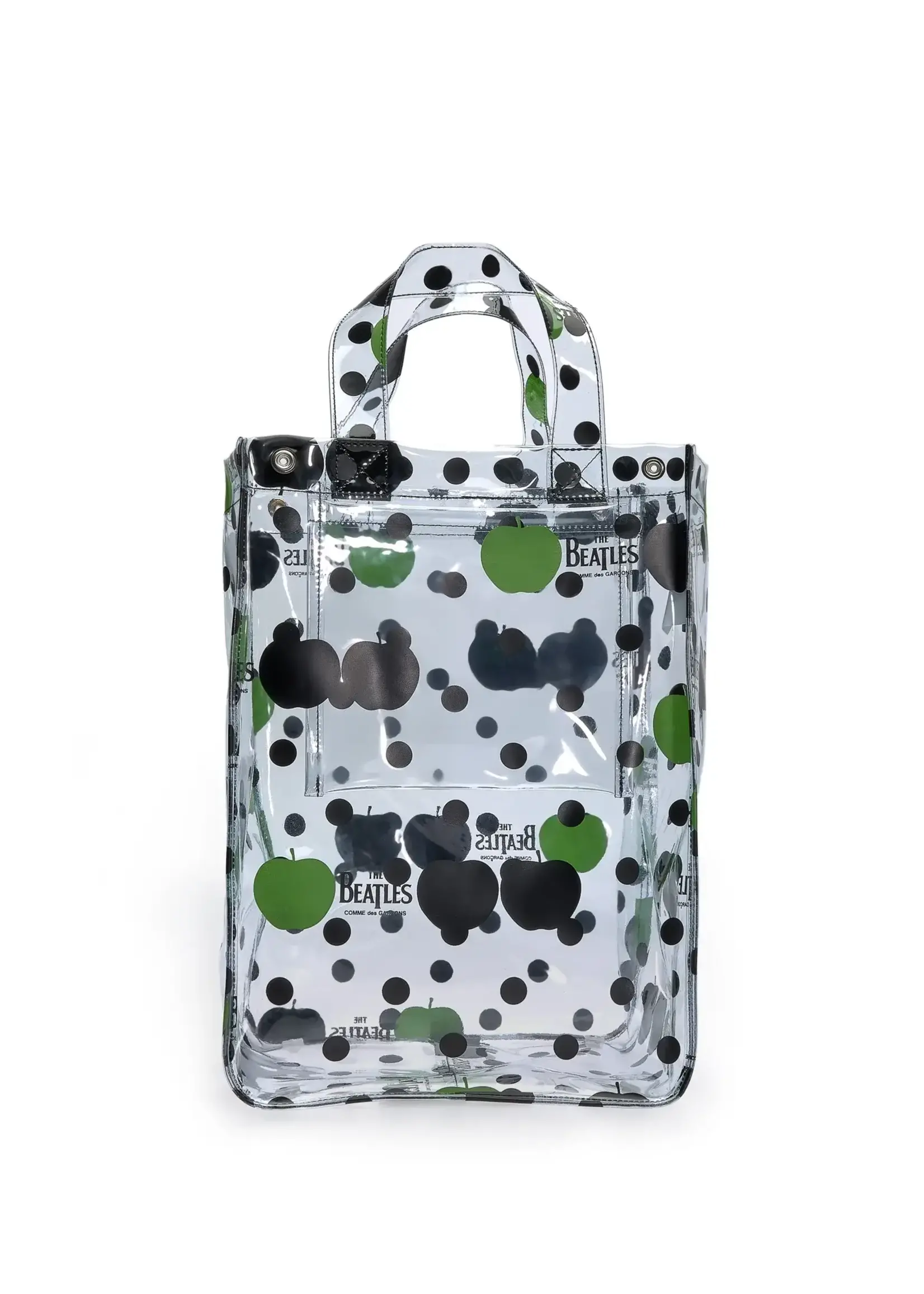 Comme des Garcons Play Comme des Garcons Play Bag, Multi, CDG Play x Beatles Tote Bag Polka Dots in Clair w/ Green & Black Apples