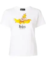 Comme des Garcons Play Comme des Garcons Play T-Shirt, White, CDG Play x Beatles Cotton T-Shirt Regular Fit w/ Yellow Submarine Print