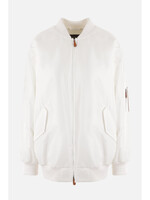 Loro Piana Loro Piana Jacket, White, Gaubert Oversized Zipped Up Wind & Rain Resistant Bomber