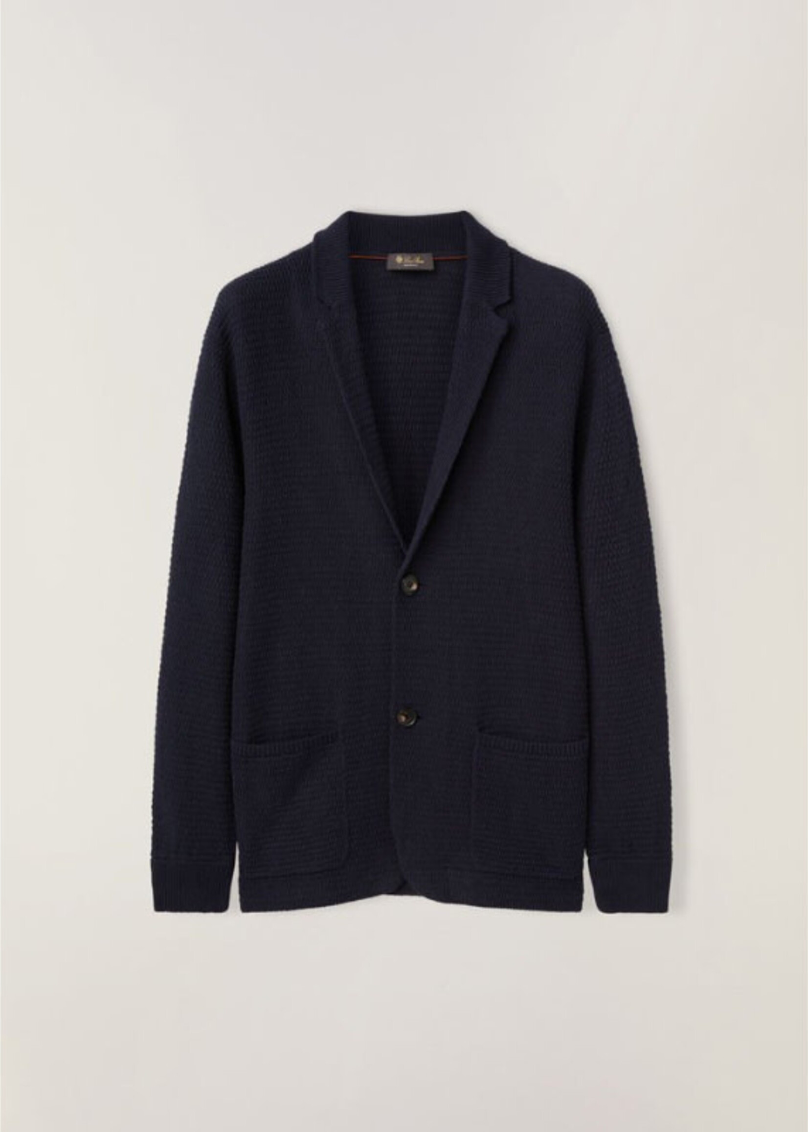 Loro Piana Loro Piana Jacket, Blue, Malfa Silk & Linen Single Breasted Knitted Blazer in Solstice Blue